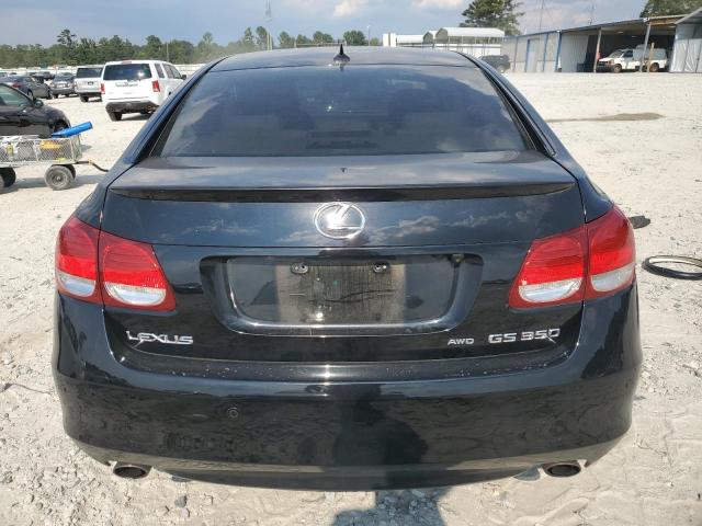 JTHCE96S980016591 - 2008 LEXUS GS 350 BLACK photo 6