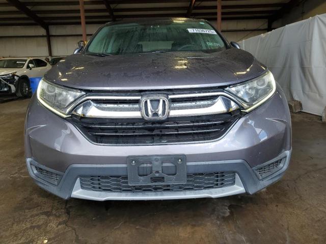 2HKRW6H38KH212321 - 2019 HONDA CR-V LX GRAY photo 5