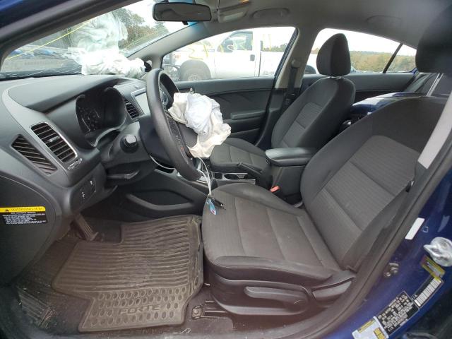 3KPFL4A70JE273291 - 2018 KIA FORTE LX BLUE photo 7