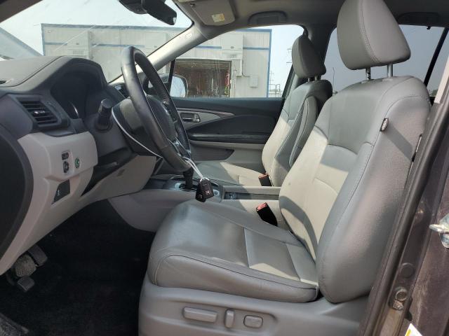 5FNYF6H52LB007428 - 2020 HONDA PILOT EXL GRAY photo 7