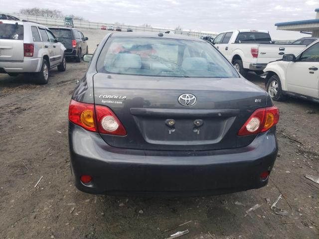1NXBU4EEXAZ301793 - 2010 TOYOTA COROLLA BASE GRAY photo 6
