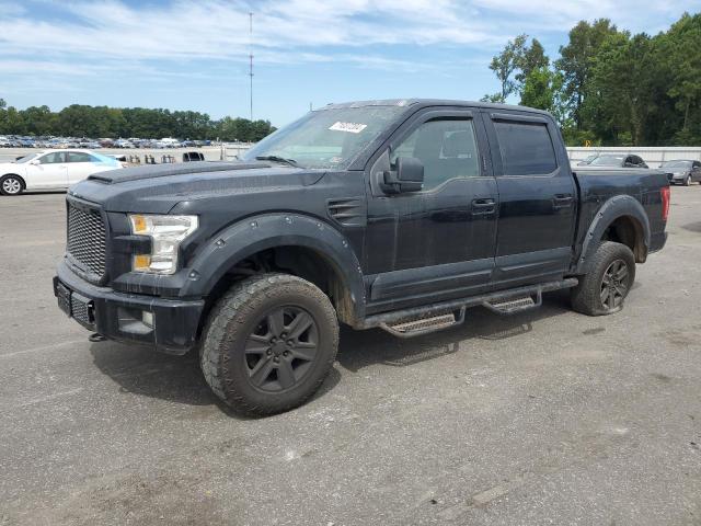 1FTEW1EF8HFA52413 - 2017 FORD F150 SUPERCREW BLACK photo 1