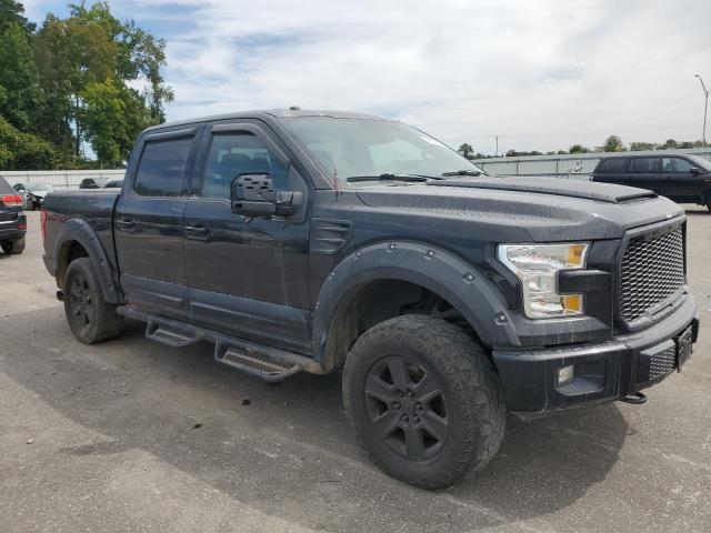 1FTEW1EF8HFA52413 - 2017 FORD F150 SUPERCREW BLACK photo 4