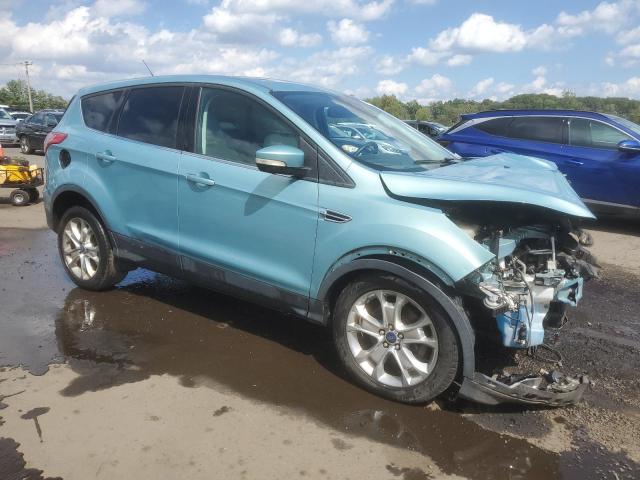 1FMCU9HX6DUB27854 - 2013 FORD ESCAPE SEL TURQUOISE photo 4