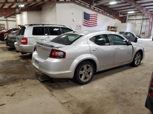 1C3CDZEG5CN287360 - 2012 DODGE AVENGER SXT SILVER photo 3