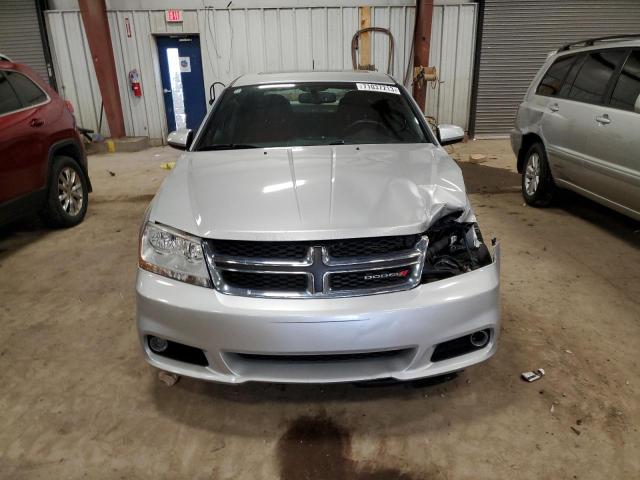 1C3CDZEG5CN287360 - 2012 DODGE AVENGER SXT SILVER photo 5