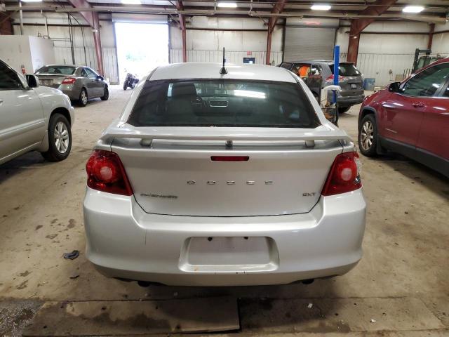 1C3CDZEG5CN287360 - 2012 DODGE AVENGER SXT SILVER photo 6