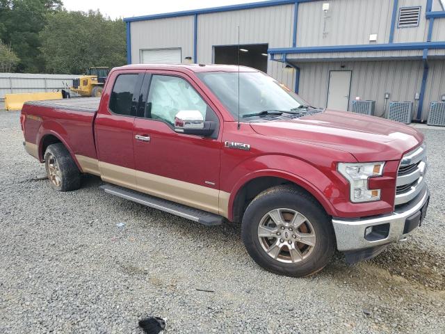 1FTFX1EG5GFA96359 - 2016 FORD F150 SUPER CAB RED photo 4