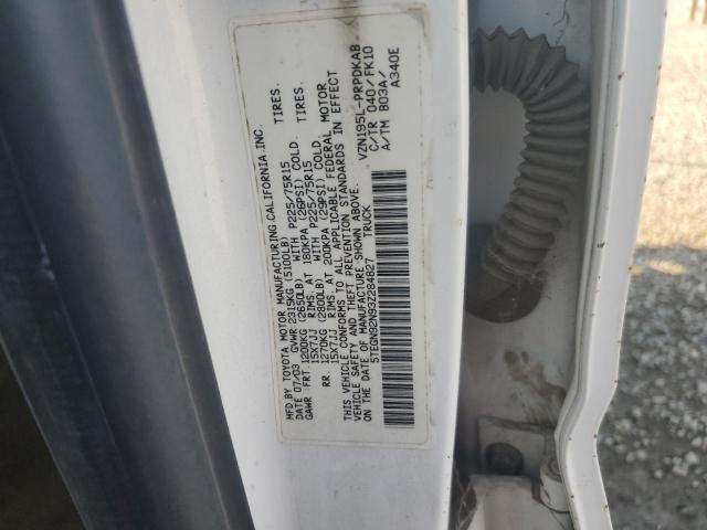 5TEGN92N93Z284827 - 2003 TOYOTA TACOMA DOUBLE CAB PRERUNNER WHITE photo 12