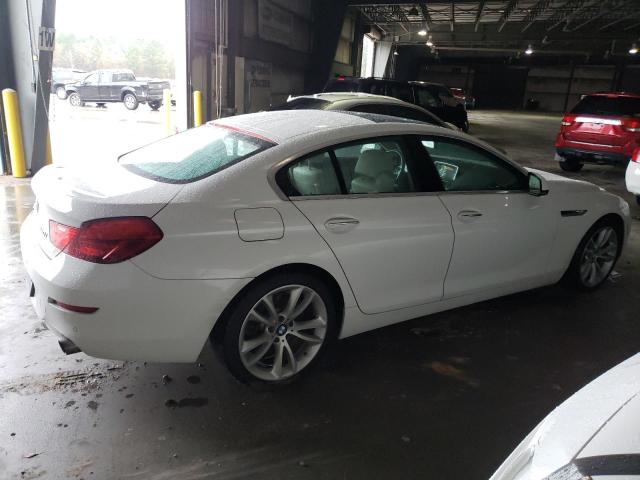 WBA6B8C59EDZ72512 - 2014 BMW 640 XI GRAN COUPE WHITE photo 3