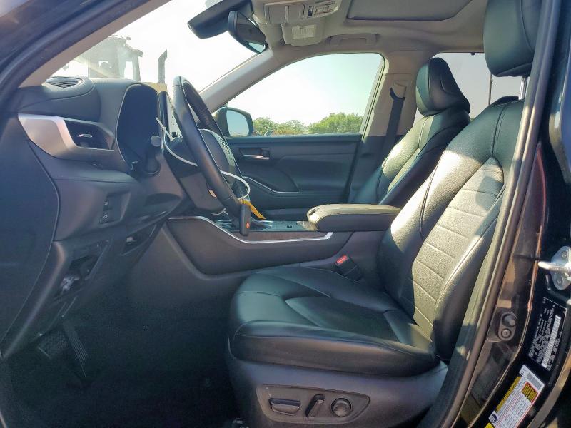 5TDGZRAH9MS044367 - 2021 TOYOTA HIGHLANDER XLE Czarny zdjęcie 7