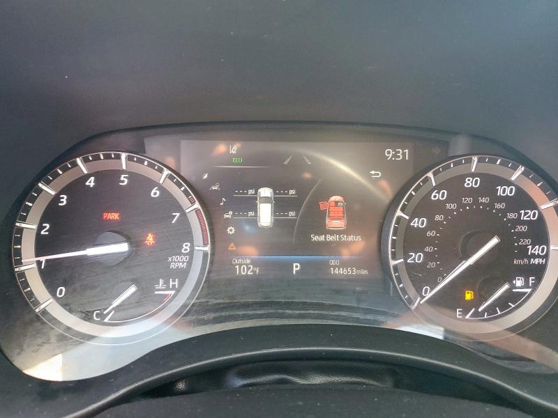 5TDGZRAH9MS044367 - 2021 TOYOTA HIGHLANDER XLE Czarny zdjęcie 9