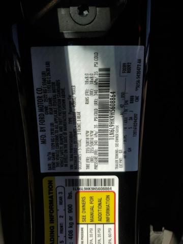 1LN6L9HK9H5608864 - 2017 LINCOLN CONTINENTA BLACK photo 12