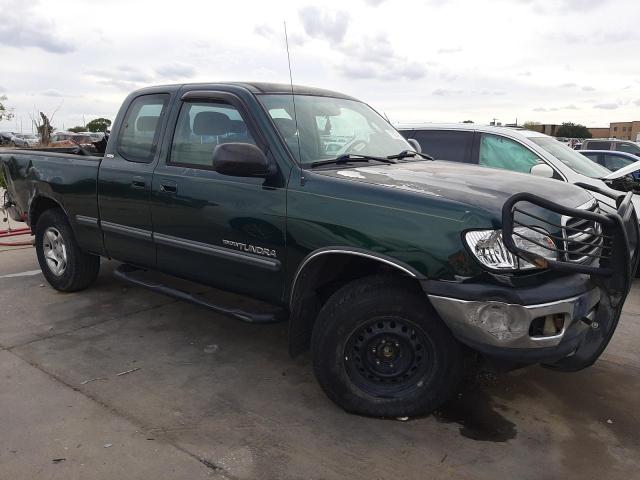 5TBRN34171S166603 - 2001 TOYOTA TUNDRA ACCESS CAB SR5 GREEN photo 4