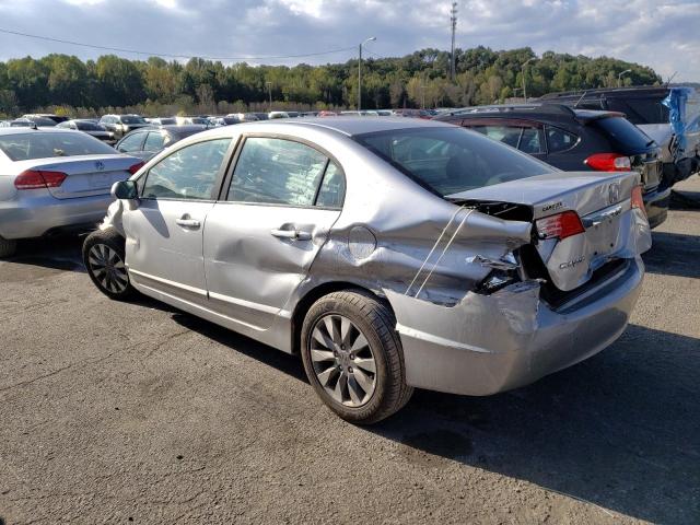 19XFA1F81AE075311 - 2010 HONDA CIVIC EX SILVER photo 2