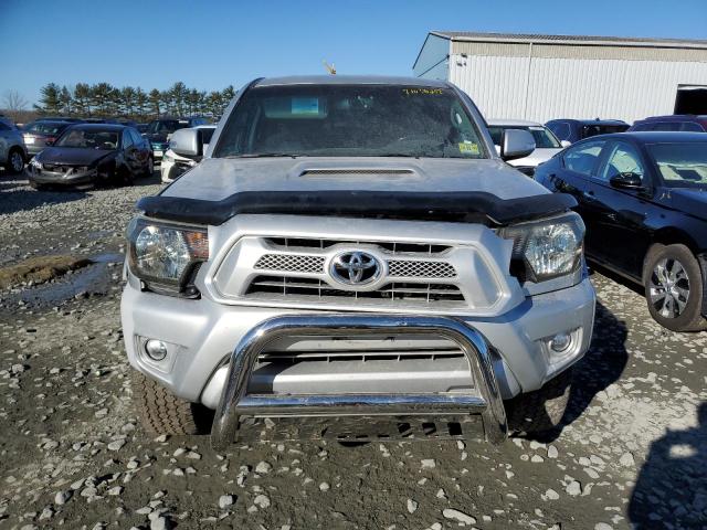 3TMMU4FN9CM049277 - 2012 TOYOTA TACOMA DOUBLE CAB LONG BED SILVER photo 5