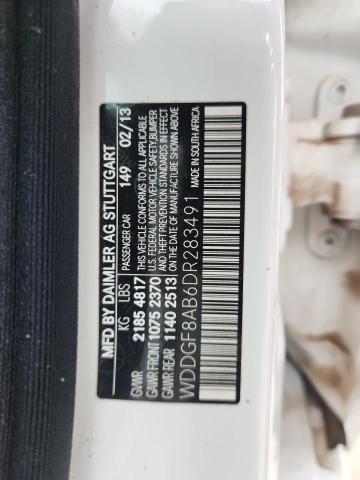 WDDGF8AB6DR283491 - 2013 MERCEDES-BENZ C 300 4MATIC WHITE photo 13