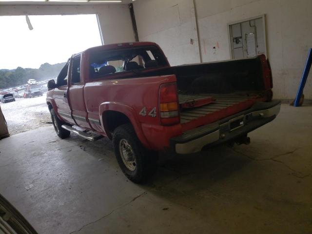 1GCGK29U8XE131202 - 1999 CHEVROLET SILVERADO K2500 RED photo 2