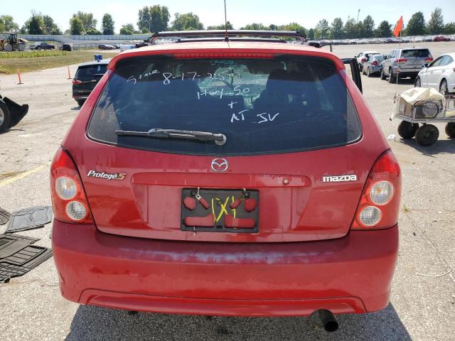JM1BJ245321488610 - 2002 MAZDA PROTEGE PR5 红色 照片 6