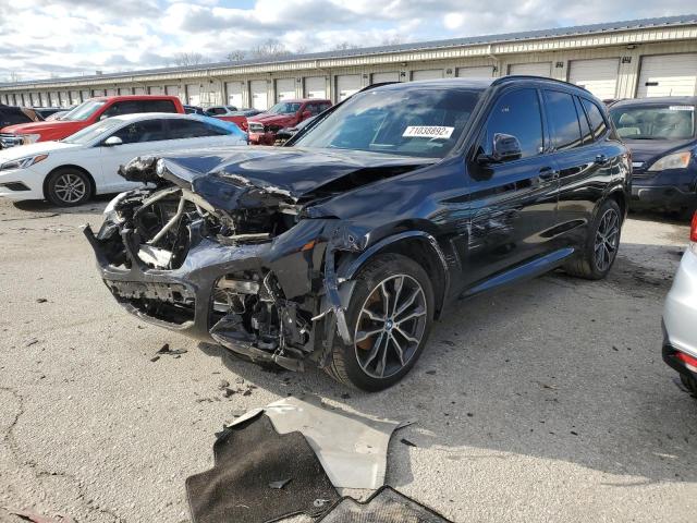 5UXTY5C03M9D97270 - 2021 BMW X3 XDRIVE30I Սև լուսանկար 1