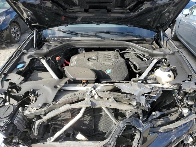 5UXTY5C03M9D97270 - 2021 BMW X3 XDRIVE30I Սև լուսանկար 12
