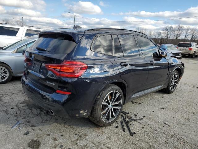 5UXTY5C03M9D97270 - 2021 BMW X3 XDRIVE30I Սև լուսանկար 3