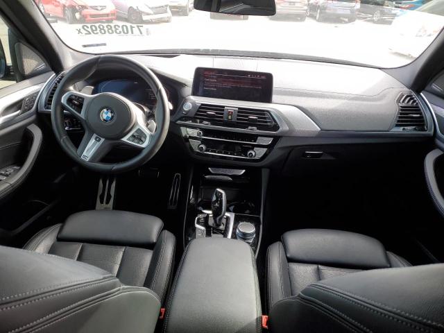 5UXTY5C03M9D97270 - 2021 BMW X3 XDRIVE30I Սև լուսանկար 8