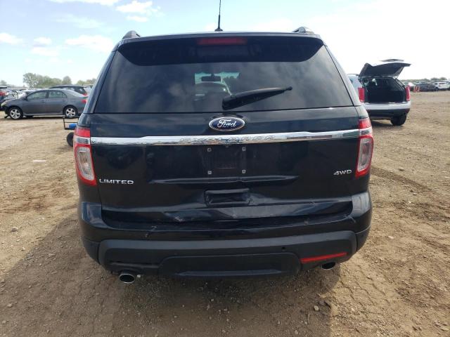1FM5K8F88FGA14901 - 2015 FORD EXPLORER LIMITED BLACK photo 6