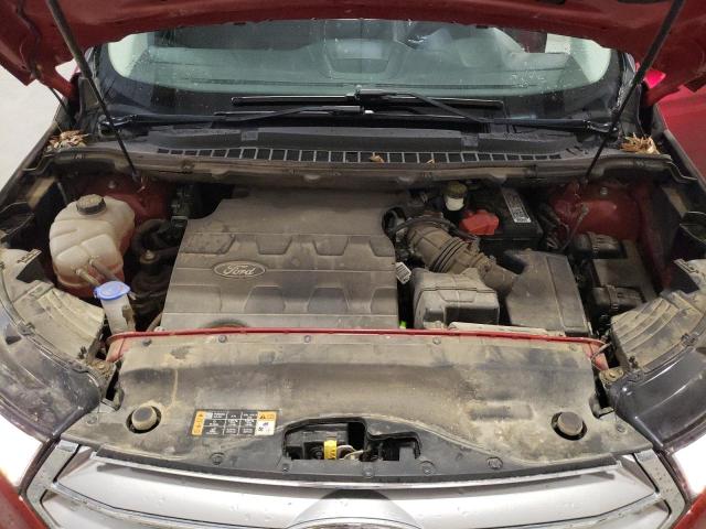 2FMPK4J86GBB52793 - 2016 FORD EDGE SEL RED photo 12