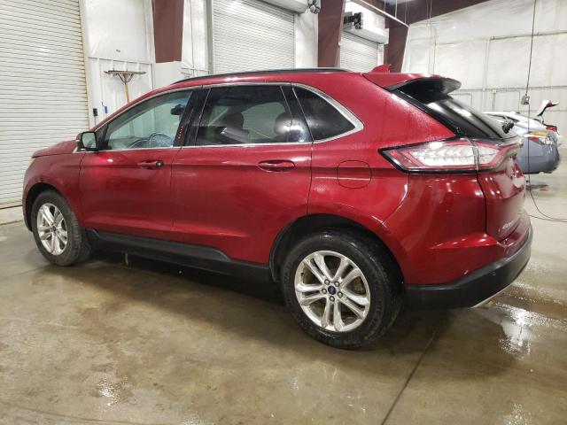 2FMPK4J86GBB52793 - 2016 FORD EDGE SEL RED photo 2