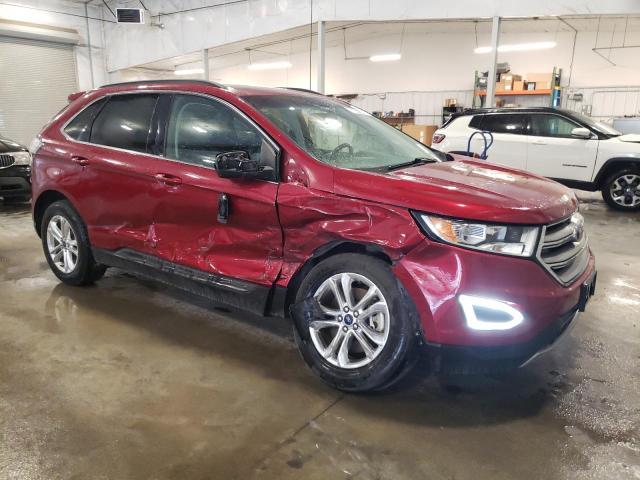 2FMPK4J86GBB52793 - 2016 FORD EDGE SEL RED photo 4
