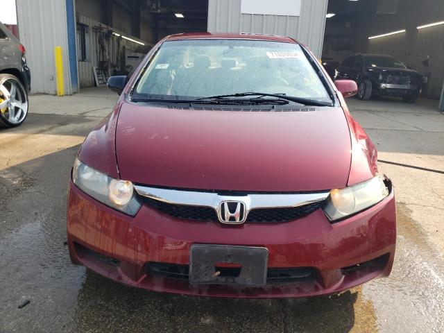 19XFA16549E030266 - 2009 HONDA CIVIC LX RED photo 5