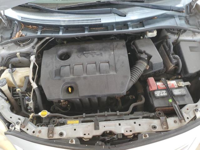 2T1BU4EE7DC919322 - 2013 TOYOTA COROLLA BASE 银色 照片 11