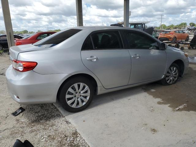 2T1BU4EE7DC919322 - 2013 TOYOTA COROLLA BASE 银色 照片 3