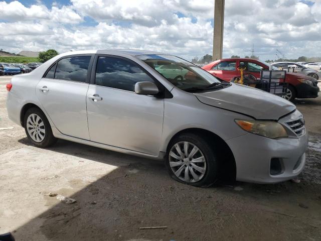 2T1BU4EE7DC919322 - 2013 TOYOTA COROLLA BASE 银色 照片 4