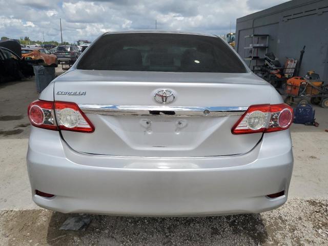 2T1BU4EE7DC919322 - 2013 TOYOTA COROLLA BASE 银色 照片 6