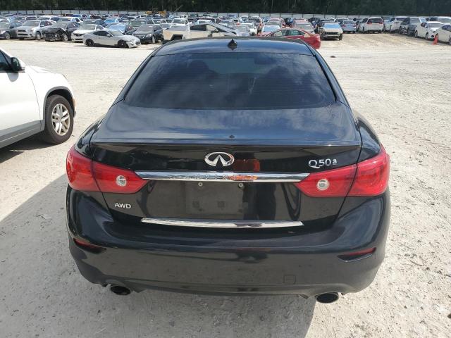 JN1BV7AR3FM419738 - 2015 INFINITI Q50 BASE BLACK photo 6