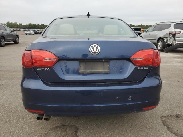 3VWDZ7AJ7BM087464 - 2011 VOLKSWAGEN JETTA SE BLUE photo 6