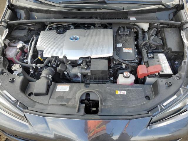 JTDKAMFU2N3189618 - 2022 TOYOTA PRIUS NIGHT SHADE Темно-сірий фото 11