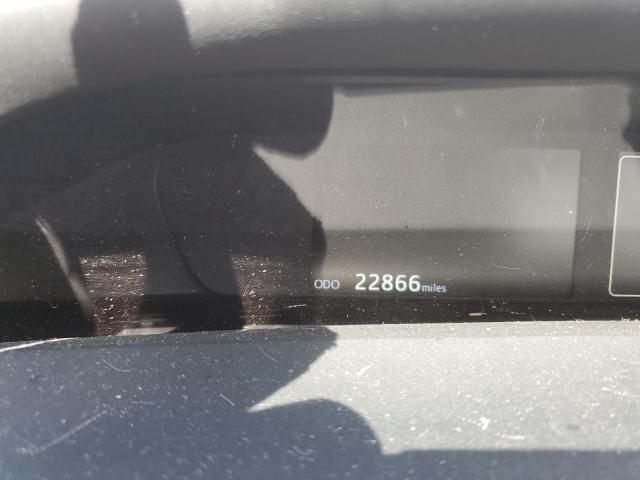 JTDKAMFU2N3189618 - 2022 TOYOTA PRIUS NIGHT SHADE Темно-сірий фото 9