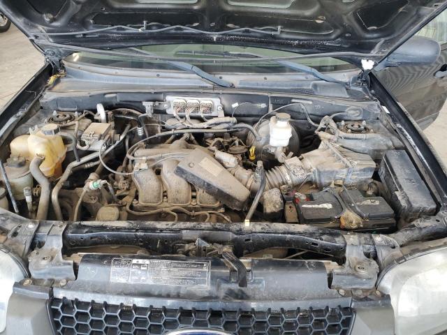 1FMCU93197KB88232 - 2007 FORD ESCAPE XLT BLACK photo 12