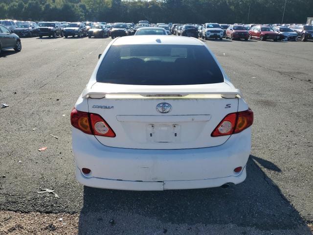 2T1BU40EX9C144139 - 2009 TOYOTA COROLLA BASE WHITE photo 6