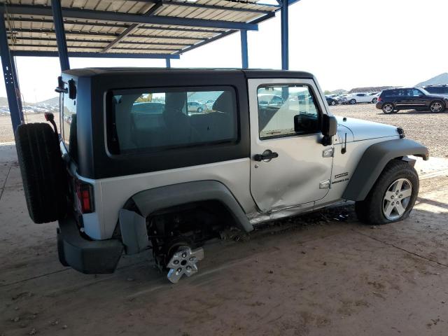 1C4AJWAG7CL126326 - 2012 JEEP WRANGLER SPORT SILVER photo 3