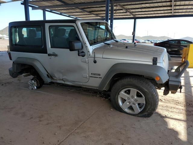 1C4AJWAG7CL126326 - 2012 JEEP WRANGLER SPORT SILVER photo 4