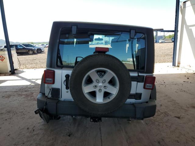1C4AJWAG7CL126326 - 2012 JEEP WRANGLER SPORT SILVER photo 6