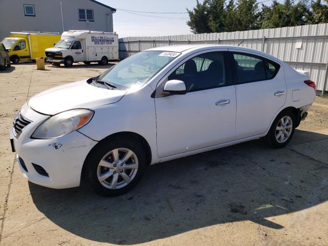 3N1CN7AP6EL865541 - 2014 NISSAN VERSA S WHITE photo 1