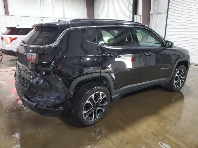 3C4NJDCB8NT113406 - 2022 JEEP COMPASS LIMITED BLACK photo 3
