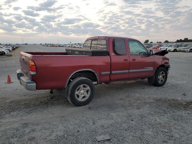 5TBRT3418YS004785 - 2000 TOYOTA TUNDRA ACCESS CAB Темно-червоний фото 3