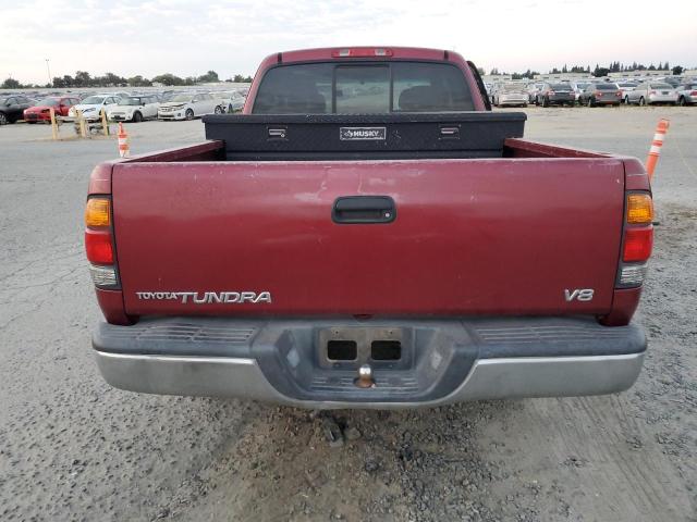 5TBRT3418YS004785 - 2000 TOYOTA TUNDRA ACCESS CAB Темно-червоний фото 6