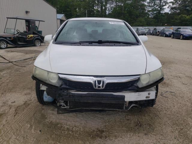 19XFA16629E019386 - 2009 HONDA CIVIC LX-S Blanc photo 5